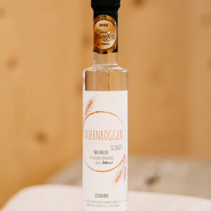 Flasche Tauernroggen Schnaps aus Lungau, regionaler Edelbrand, prämiert, 200 ml