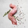Schweinefilet mit frischem Thymian und buntem Pfeffer, regionale Lungauer Spezialität