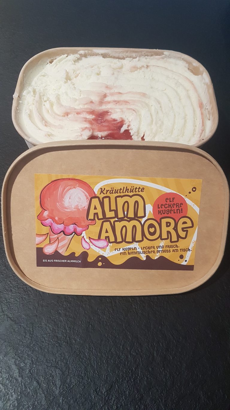 Kräutl Alm-Amore Eis Portionsbecher 150ml